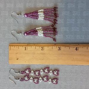 Necklace and earrings x2